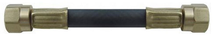 Black Rubber LP Gas Thermal Pigtail Hose 3/8 FFS x 3/8 FFS 48-Inch - Full Length View | United RV Parts