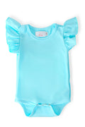 Aqua S/S Flutter Bodysuit-Mila & Rose ®