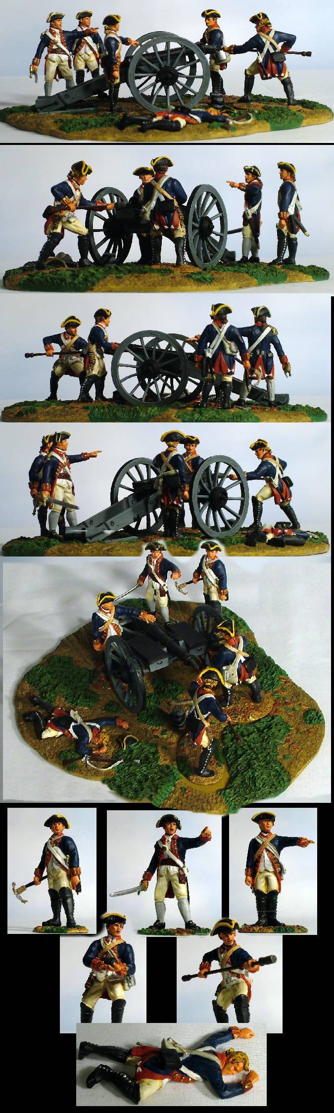 Artillery REV010 HIS MAJESTY SHALL BE HEARD FROM TODAY(6 fig, cannon & terrain base)