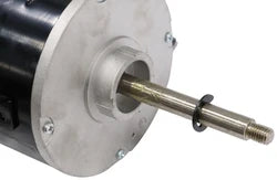 ASA Electronics RV AC Fan Motor Dual Shaft End - Close-Up Detail | United RV Parts