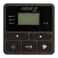 Black ASA Electronics ACTH25 Bluetooth RV Thermostat - Front View with LCD Display | United RV Parts