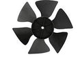 Black Plastic RV AC Replacement Fan Blade - Front View | United RV Parts
