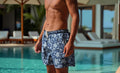 Azure Tropics Swim Shorts