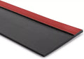 Black EPDM RV Slide-Out Wipe Seal with Red Adhesive Strip - Close-Up Detail | United RV Parts