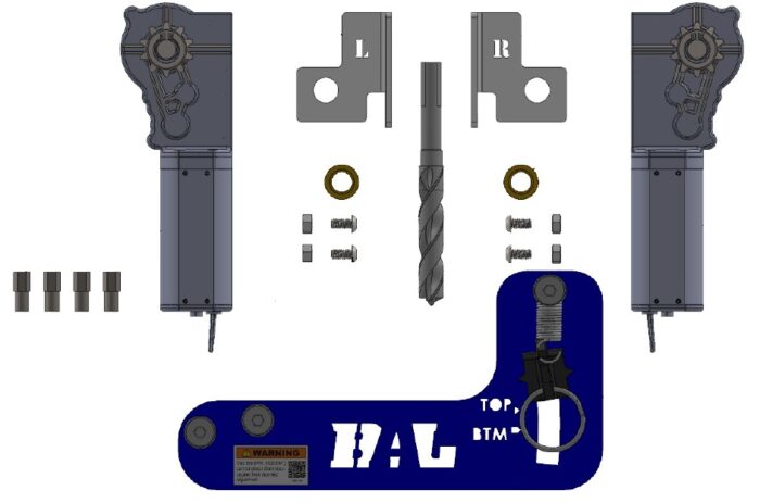 BAL G5.5 Slide Out Service Kit 21700292 - Full Kit Contents Flat Lay | United RV Parts