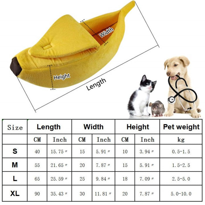Banana Pet Bed