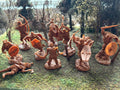 BARBARIANS / VIKINGS 3 SET SPECIAL 27 FIGURES BROWN