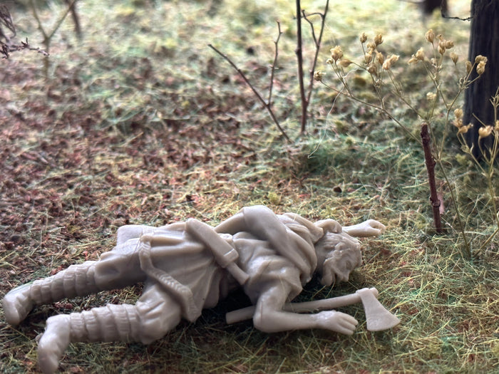 BARBARIANS / VIKINGS SET #1 GRAY/GREEN COLOR
