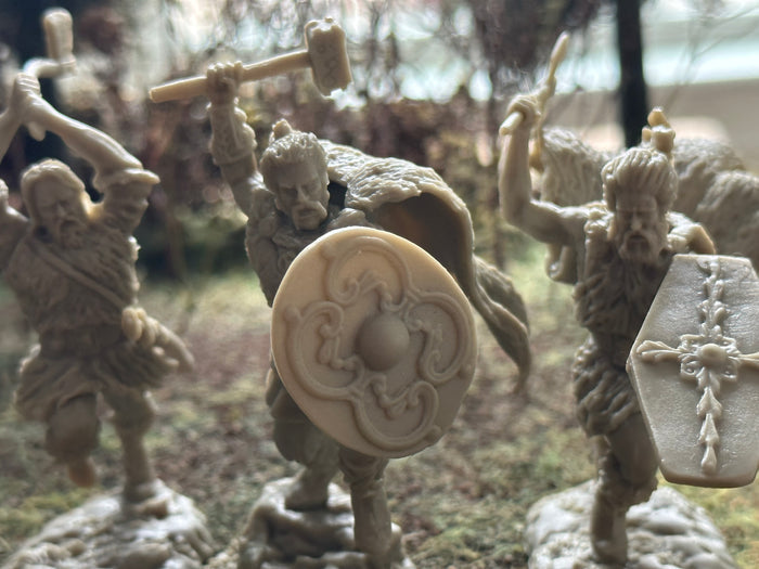BARBARIANS / VIKINGS SET #1 GRAY/GREEN COLOR