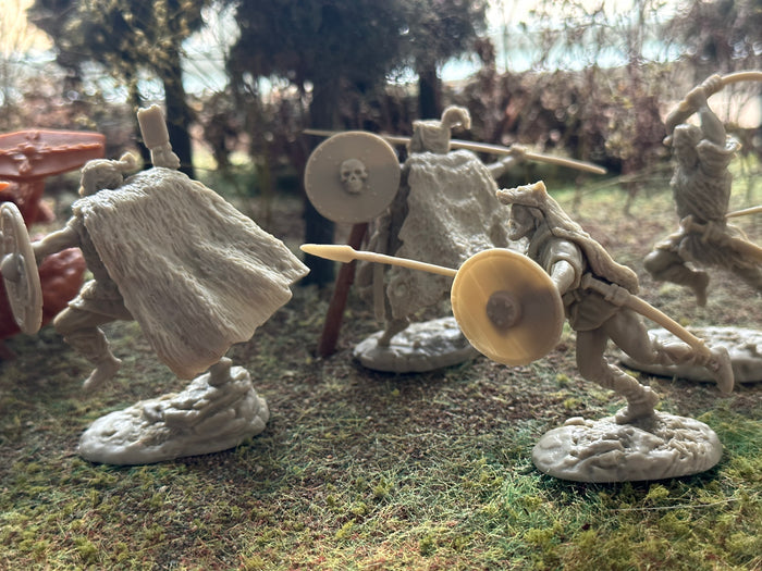 BARBARIANS / VIKINGS SET #1 GRAY/GREEN COLOR