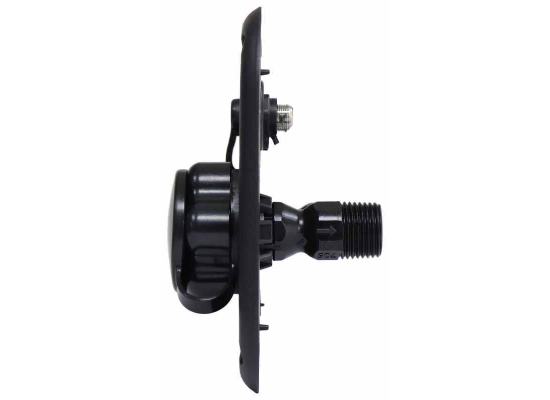 Black B&B Molders Titus S1 RV Fresh Water Panel 94349 - Side Profile with Fittings | United RV Parts
