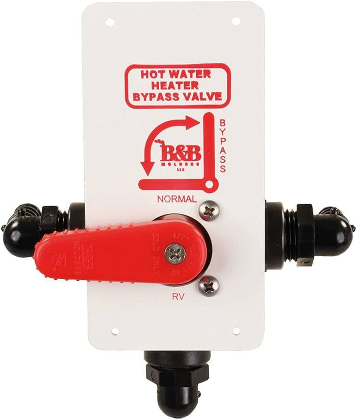 B&B Molders Hot Water Tank Diverter Valve 94228 - Front View | United RV Parts