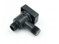 Black Plastic RV Vacuum Breaker Check Valve 94239 - Angled View | United RV Parts