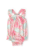 Beach Daze Ruffle Cross Back Romper-Mila & Rose ®