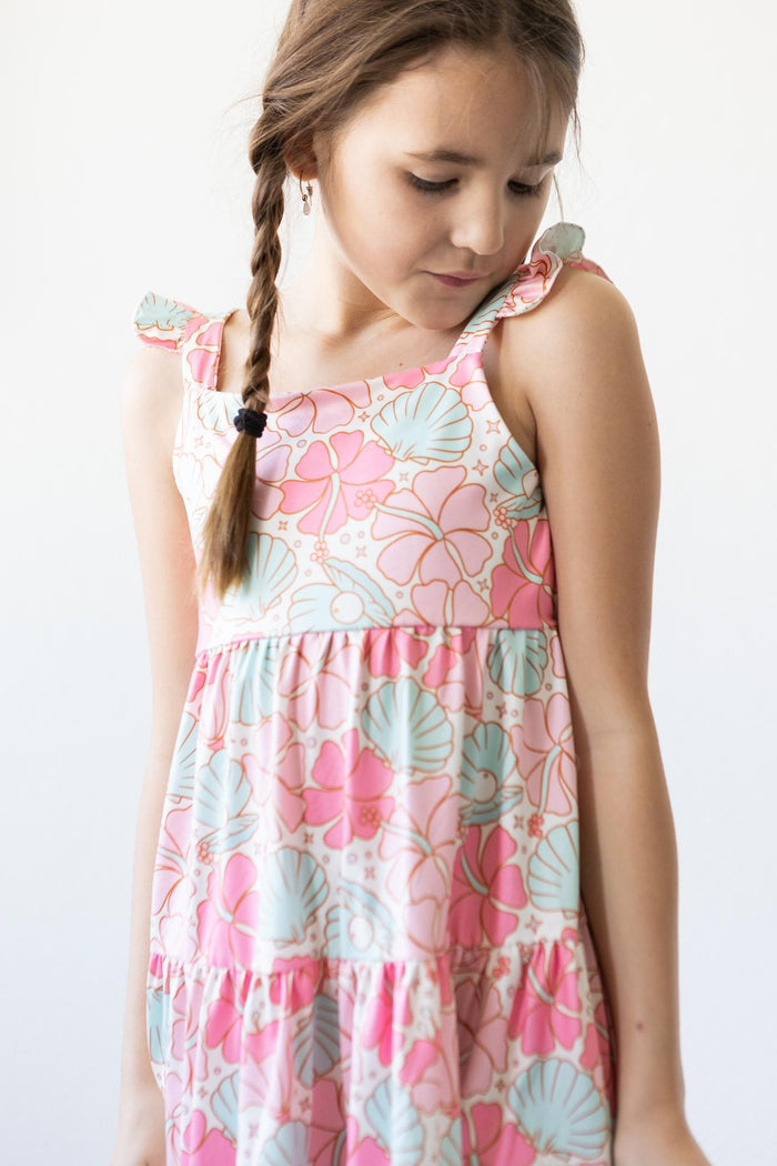 (L) Beach Daze Ruffle Maxi Dress-Mila & Rose ®