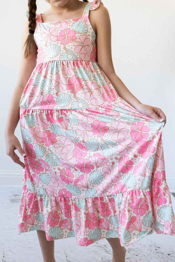 (L) Beach Daze Ruffle Maxi Dress-Mila & Rose ®