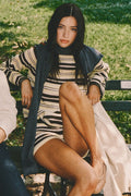 Beau Oversized Brushed Knit Sweater - Toasted Oat