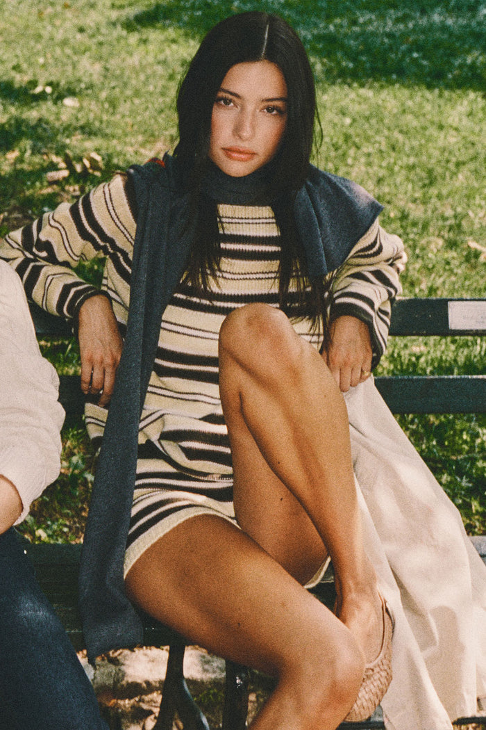 Beau Oversized Brushed Knit Sweater - Toasted Oat