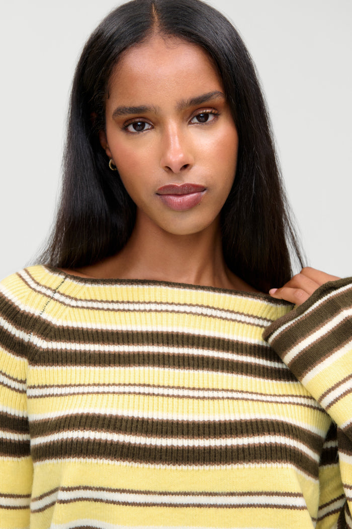 Beau Oversized Brushed Knit Sweater - Toasted Oat