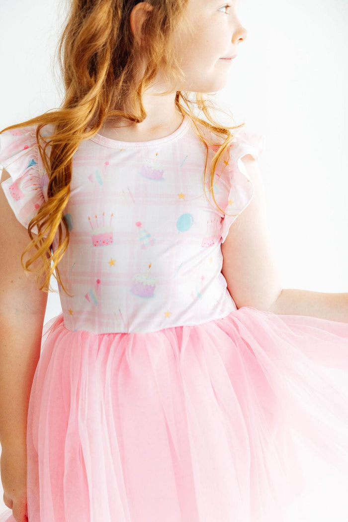 Birthday Magic Flutter Sleeve Tutu Dress-Mila & Rose ®
