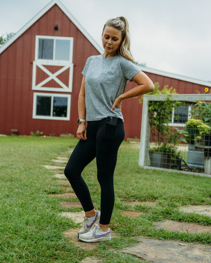 Black Performance Pocket Leggings