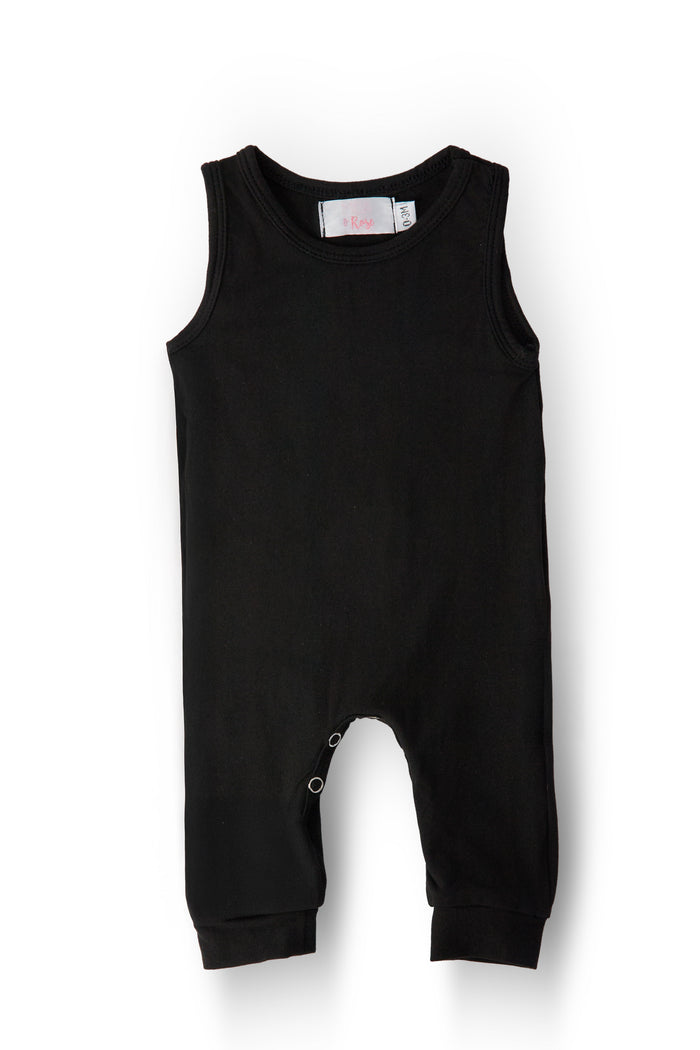 Black Tank One-Piece Jogger-Mila & Rose ®