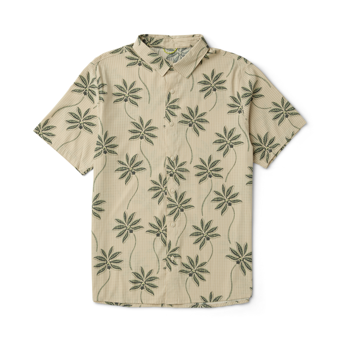 Close-up of a button with detailed stitching, emphasizing durable craftsmanship suitable for adventure and travel gear.