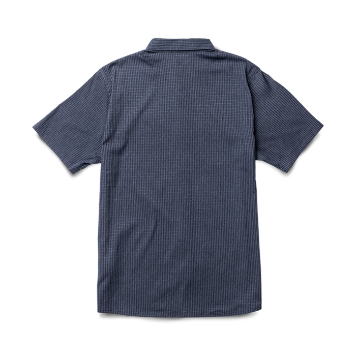 Sleeve and button details of an active shirt designed for adventure and travel by Roark.