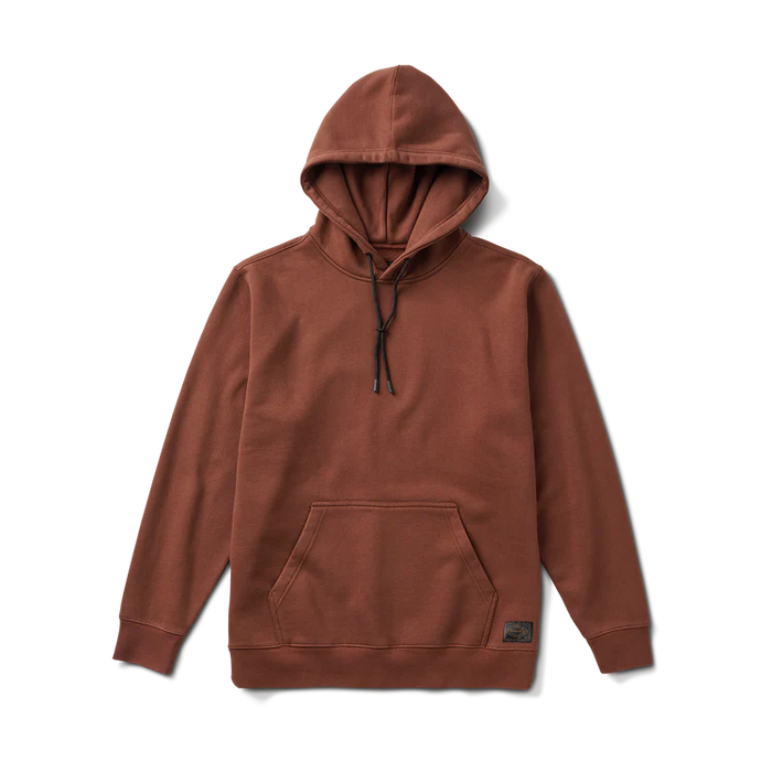 Stylish adventure-ready hoodie with hood up, perfect for outdoor explorations and travel.
