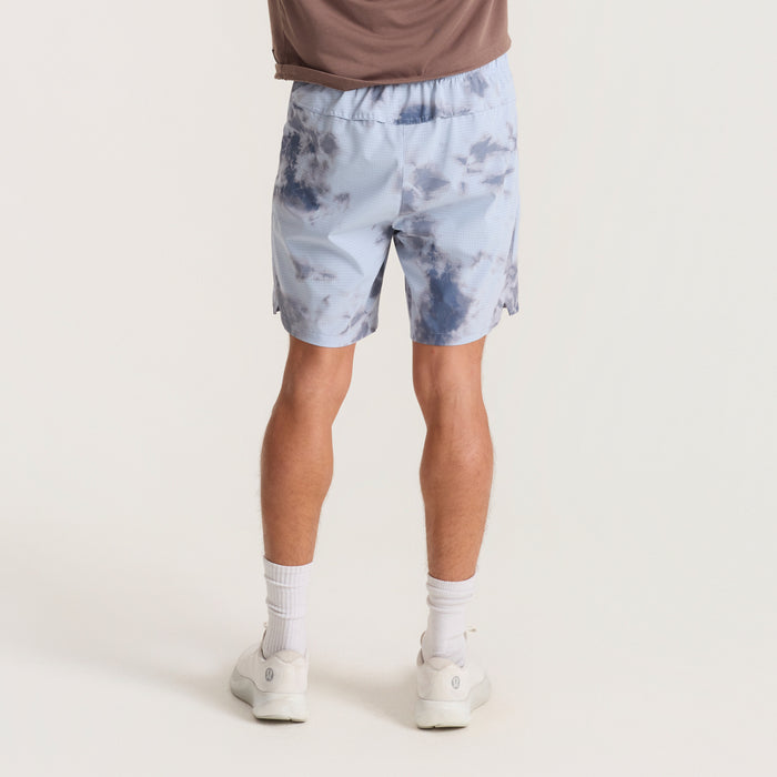 Active grey and silver boardshorts designed for adventure, perfect for travel and outdoor activities.
