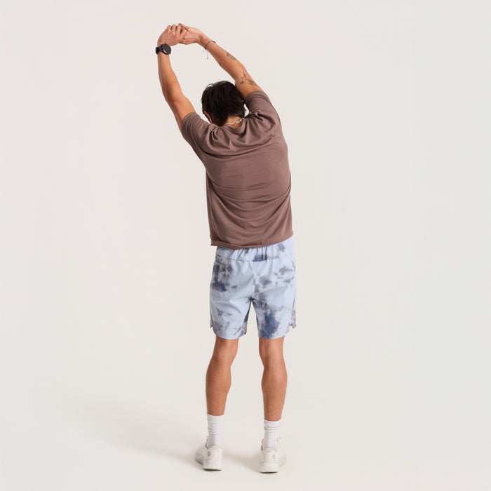 Assorted Roark adventure shorts including boardshorts and active trunks displayed for outdoor activities