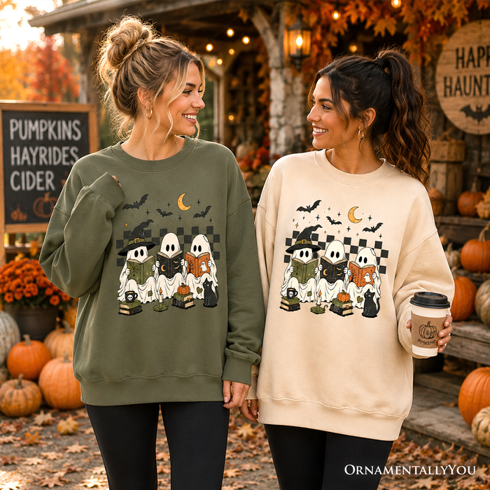 Bookish Ghosts Reading Sweatshirt