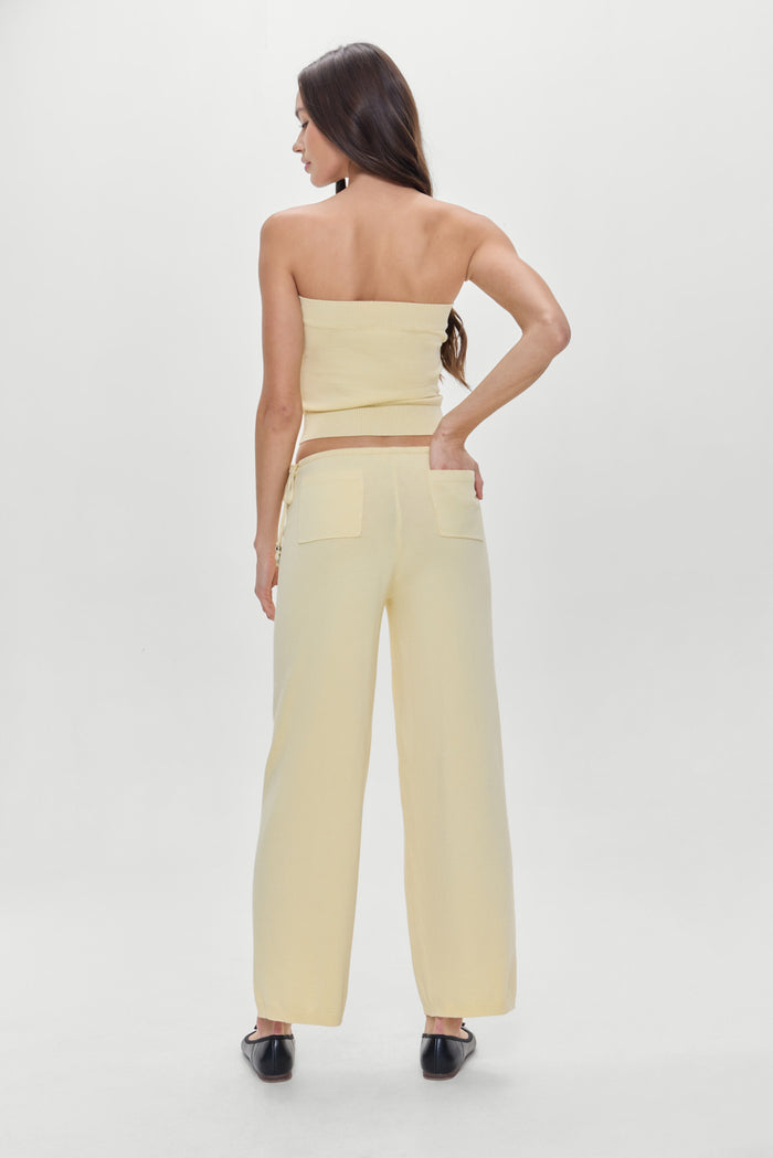 Breeze Low Rise Knit Pants Buttercup