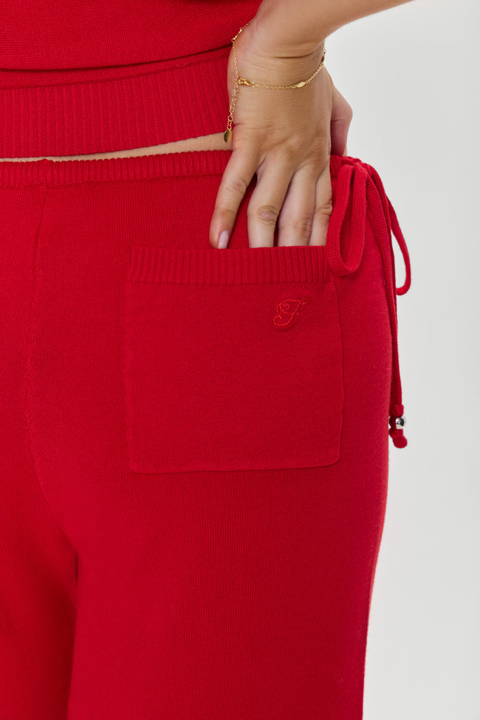 Breeze Low Rise Knit Pants Heartstrings