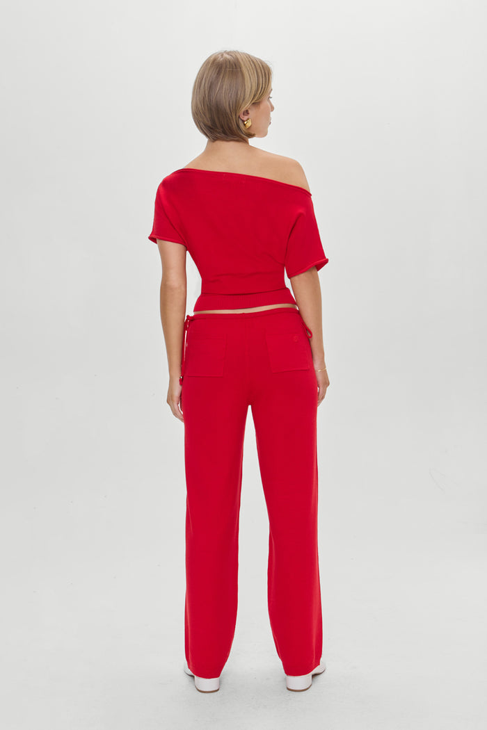Breeze Low Rise Knit Pants Heartstrings