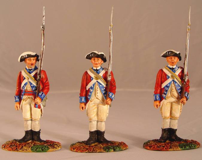 BRITISH ARMY REGULARS AT ATTENTION PAT216