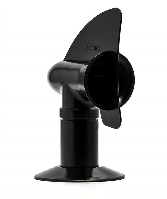 Black Camco Cyclone RV Plumbing Vent - Cutaway Side View | United RV Parts