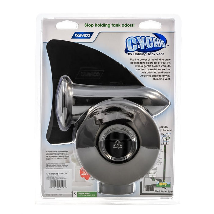 Camco Cyclone RV Holding Tank Vent 40597 - Retail Package | United RV Parts