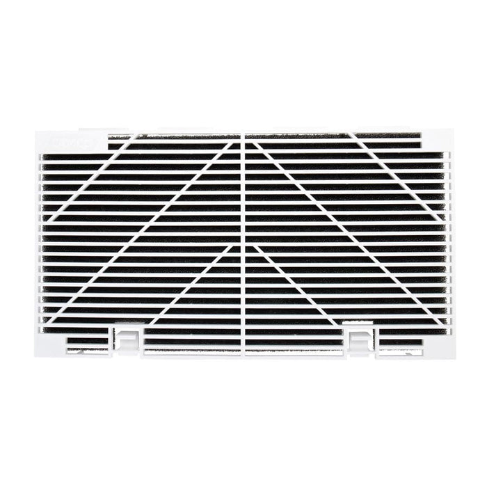 White Plastic Dometic Return Air Grille Filter 40409 - Front View | United RV Parts