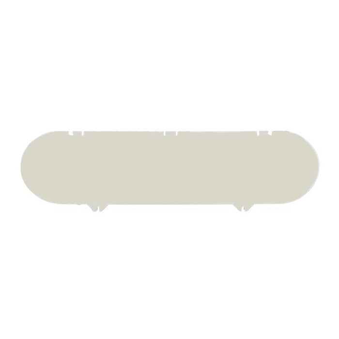 Colonial White Camco Propane Tank Cover Cap Replacement - Front Flat View | United RV Parts
