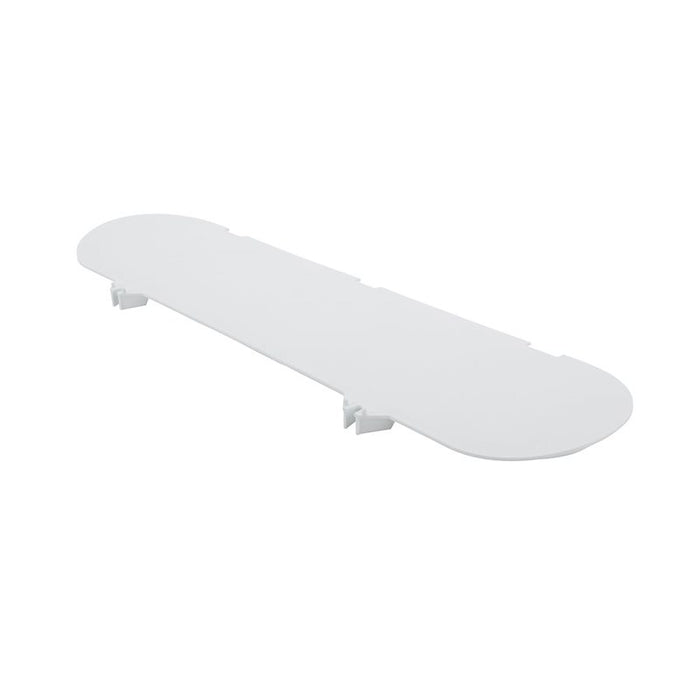 White Plastic Propane Tank Cover Cap - Bottom View | United RV Parts