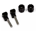 Black Plastic Propane Tank Cover Hardware Set - Thumbscrews and Nuts | United RV Parts