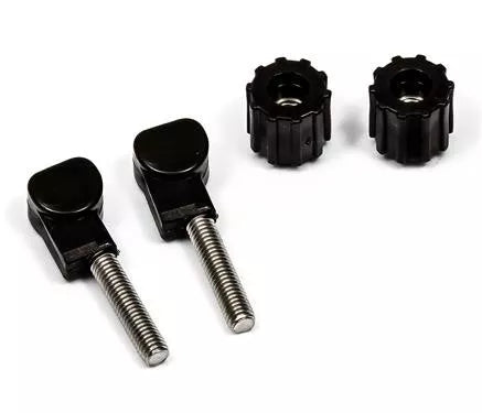 Black Plastic Propane Tank Cover Hardware Set - Thumbscrews and Nuts | United RV Parts
