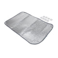 Silver Reflective RV Window Cover with Suction Cups - Flat View | United RV Parts