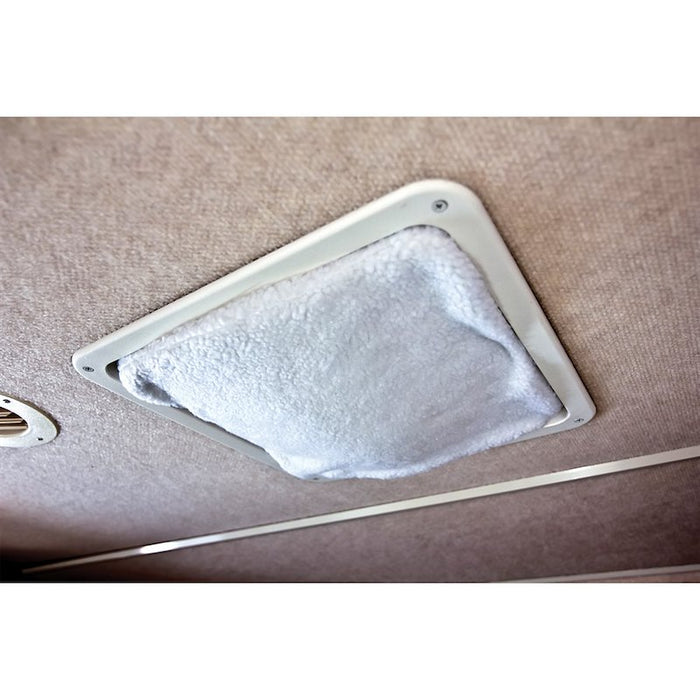 Camco Vent Insulator 45192 Installed on RV Ceiling | United RV Parts