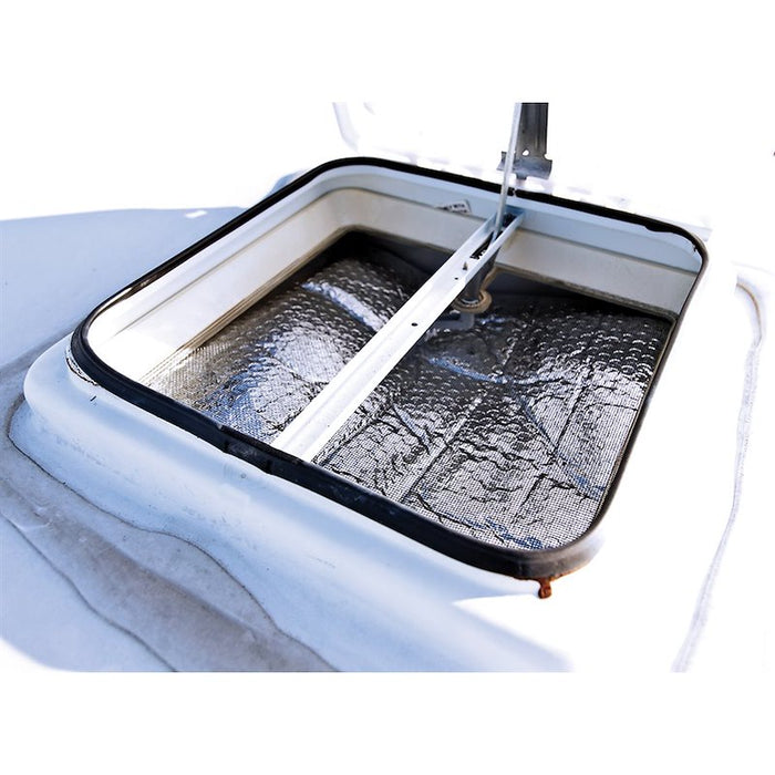 RV Roof Vent with Reflective Insulator Installed - Top View | United RV Parts