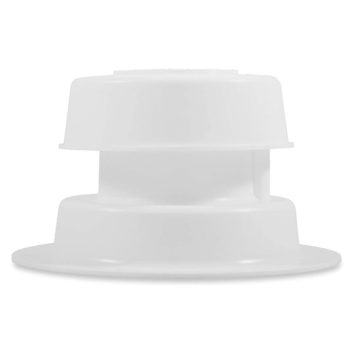 Camco 40032 Polar White Replace All Plumbing Vent Cap - Side Profile | United RV Parts