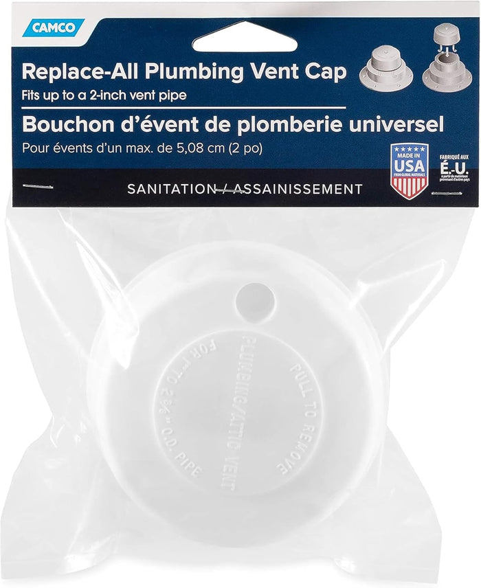 Camco Replace-All Plumbing Vent Cap 40034 - Retail Packaging | United RV Parts