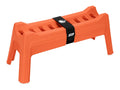 Orange Camco Rhino RV Sewer Hose Support 43072 - 5-Section Stacked with Storage Strap | United RV Parts