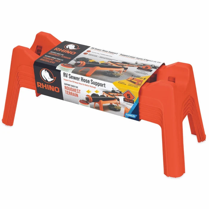 Camco Rhino 43072 RV Sewer Hose Support - Drainage Slope Diagram, Compatible with All Camco Hose Kits | United RV Parts